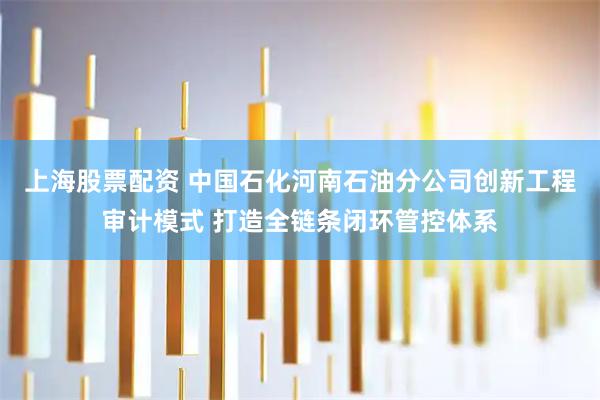上海股票配资 中国石化河南石油分公司创新工程审计模式 打造全链条闭环管控体系