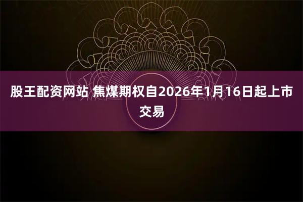 股王配资网站 焦煤期权自2026年1月16日起上市交易